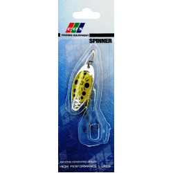 Блешня на хижу рибу, обертова, EOS S0029B, вага 10г, колір GS223004